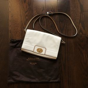 Kate Spade white crossbody purse